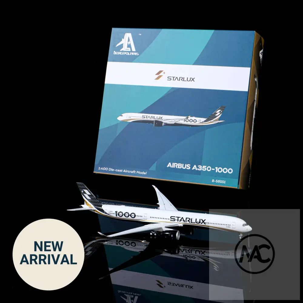 Aero Polaris 星宇航空 STARLUX Airbus A350-1000 1:400 合金模型 B-58552 - Aircraft Scale Model