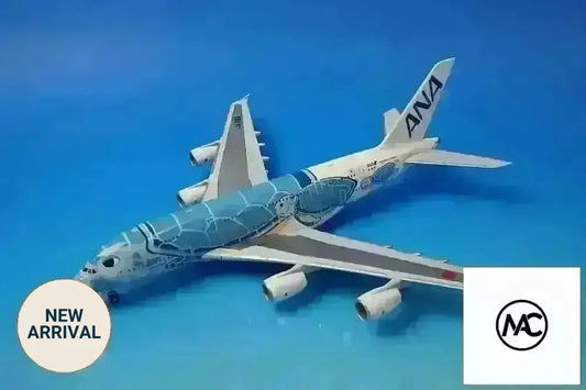 ANA | A380-800 FLYING HONU Kai 海龜藍1:200 JA382A | Turtle Special Livery Diecast Model NH20228 - Man‘s Aviation Collectibles (HK)