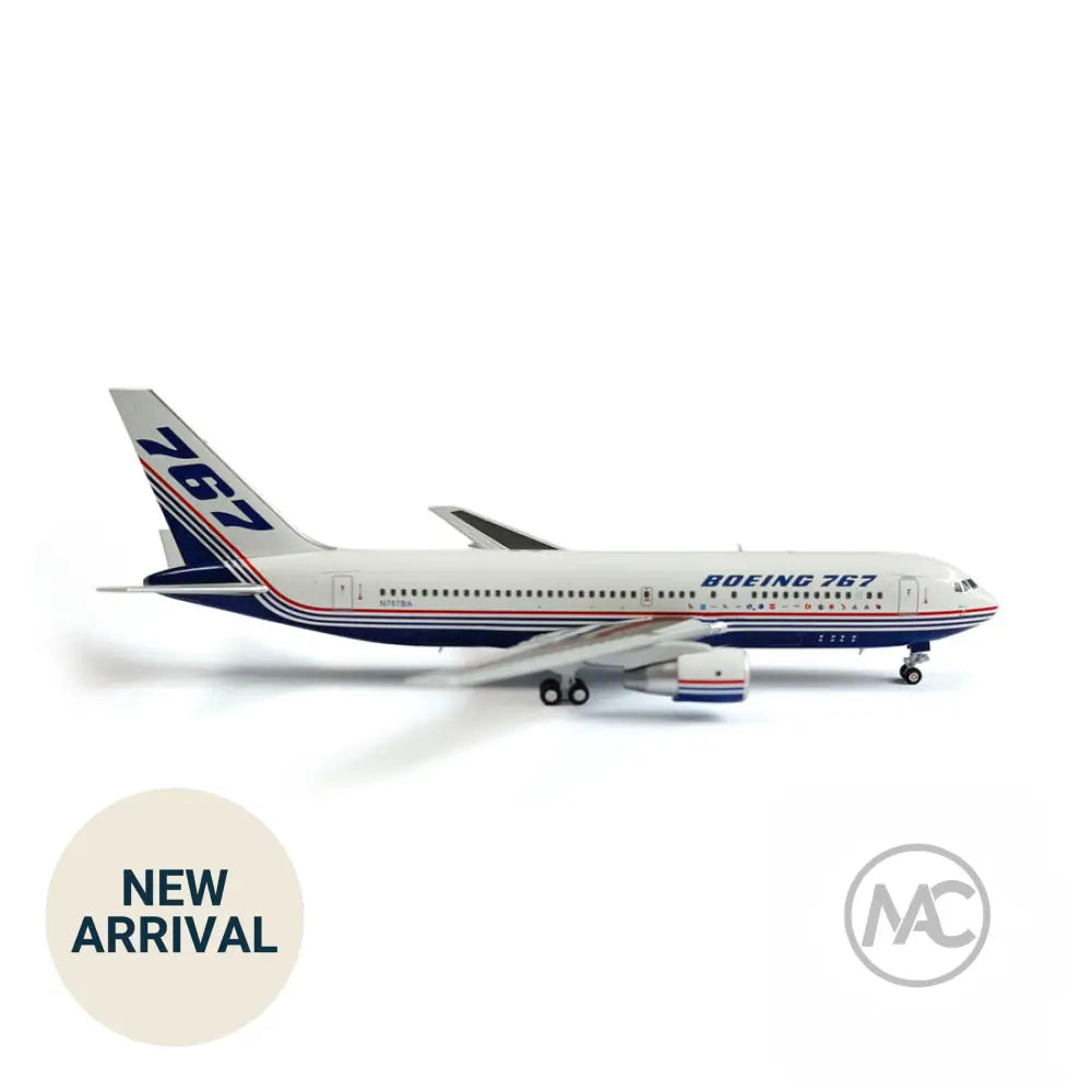 BOEING | 波音原廠塗裝 Boeing House Livery 767-200 1:400 N767BA | V1:400 Diecast Model