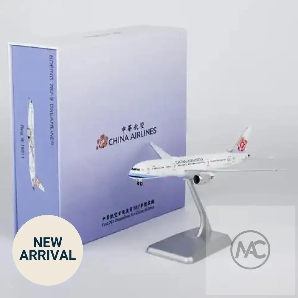 CI | NG Models 1:400 | Boeing 787-9 Dreamliner China Airlines B-18811 (Ultimate Edition) - Diecast Model