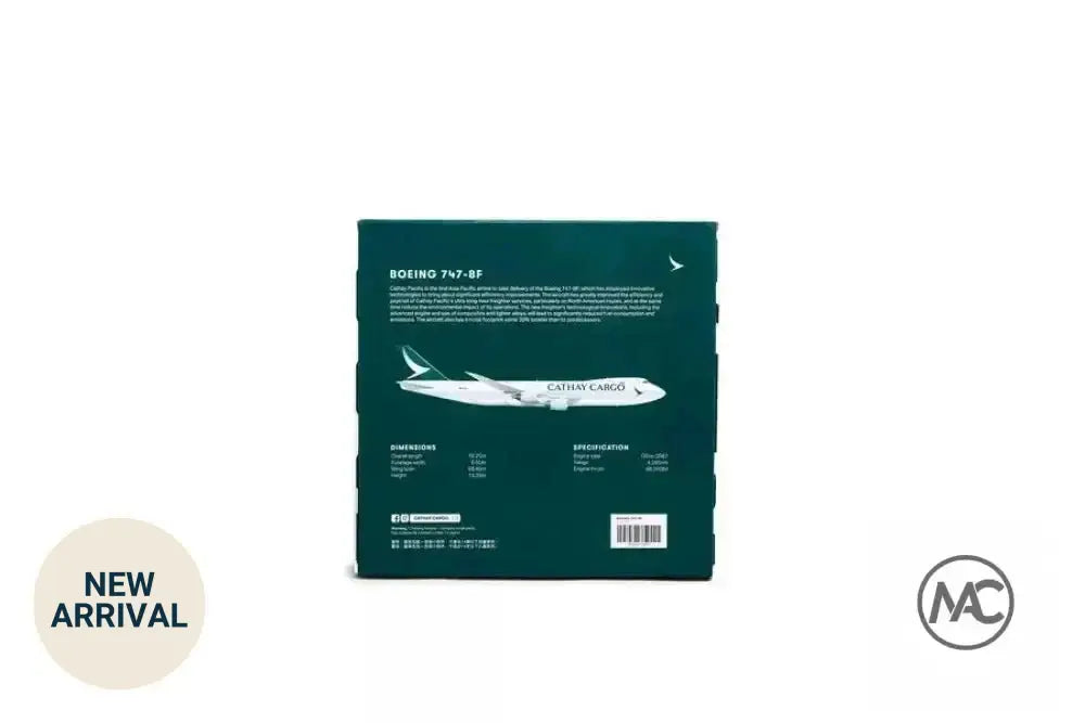 CX | 國泰航空 Boeing 747-8F 貨機 1:400 | Cathay Pacific Cargo Freighter Diecast Model - Man‘s Aviation Collectibles (HK)