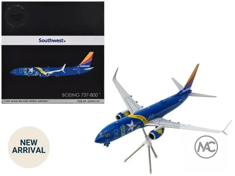 Gemini200 西南航空 Boeing 737-800「內華達一號」1/200 合金模型 (G2SWA1267) | Southwest Airlines Nevada One Diecast - Man‘s Aviation Collectibles (HK)