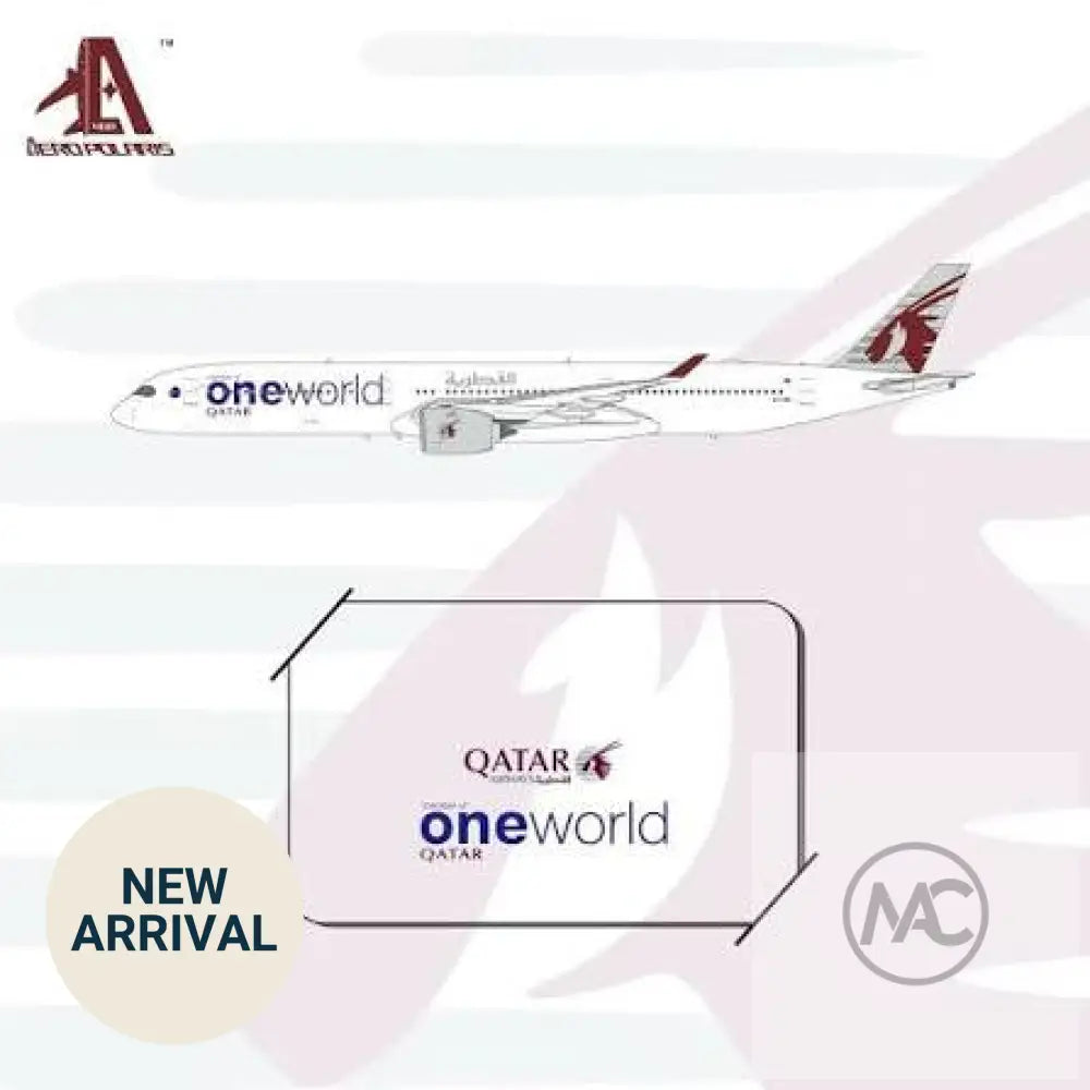 卡塔爾航空 Qatar Airways Airbus A350-1000 A7-ANE oneworld 特別塗裝 1:400|Aero Polaris - 飛機模型 Aircraft Model