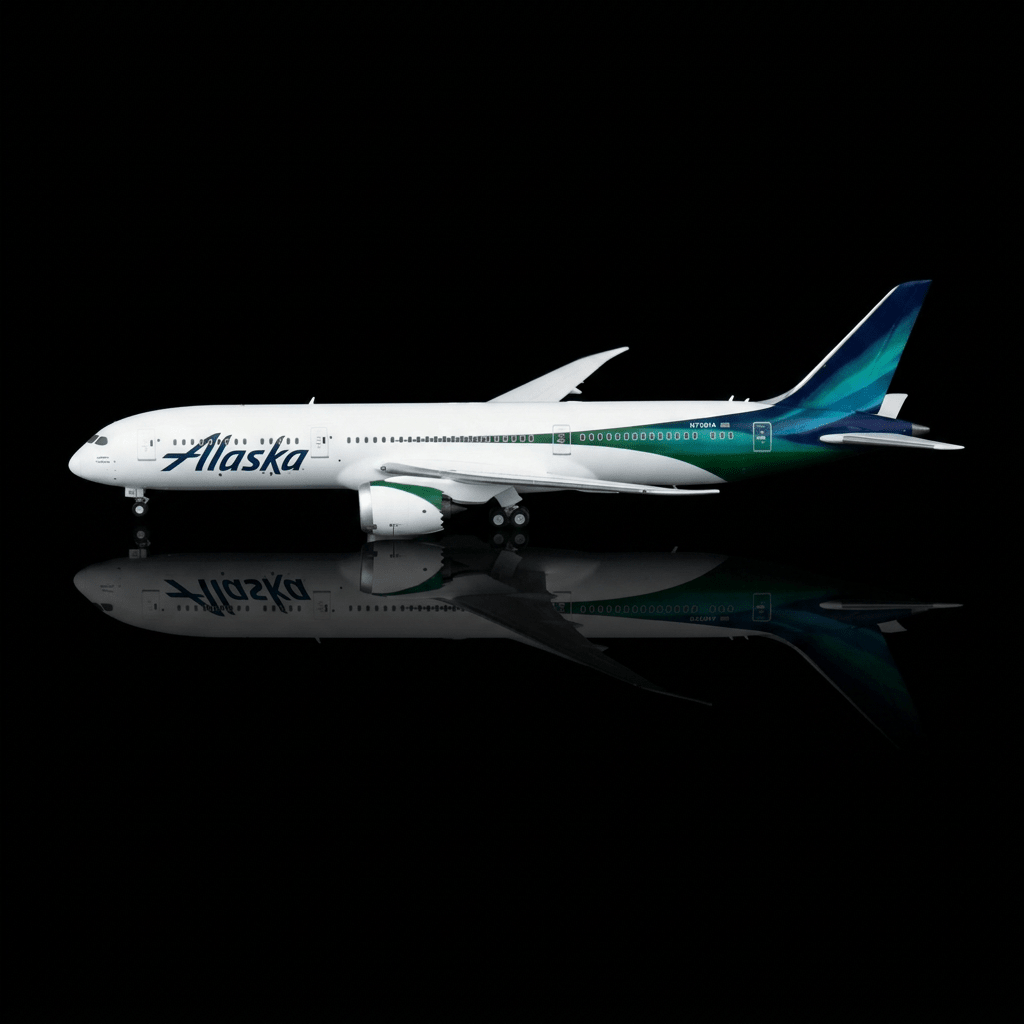 NG Models 1:400 阿拉斯加航空 Boeing 787-9 N784HA 旗艦典藏版 | Alaska Airlines Boeing 787-9 ULTIMATE (NG55161) - Man‘s Aviation Collectibles (HK)