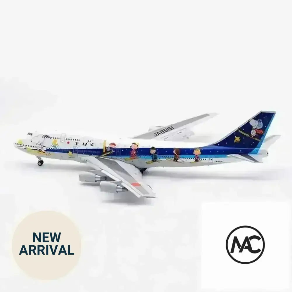 NH | 全日空 ANA Boeing 747-400D 「史努比彩繪」 JA8961 1:200 | ANA Snoopy Jet Special Livery Diecast Model - Man‘s Aviation Collectibles (HK)