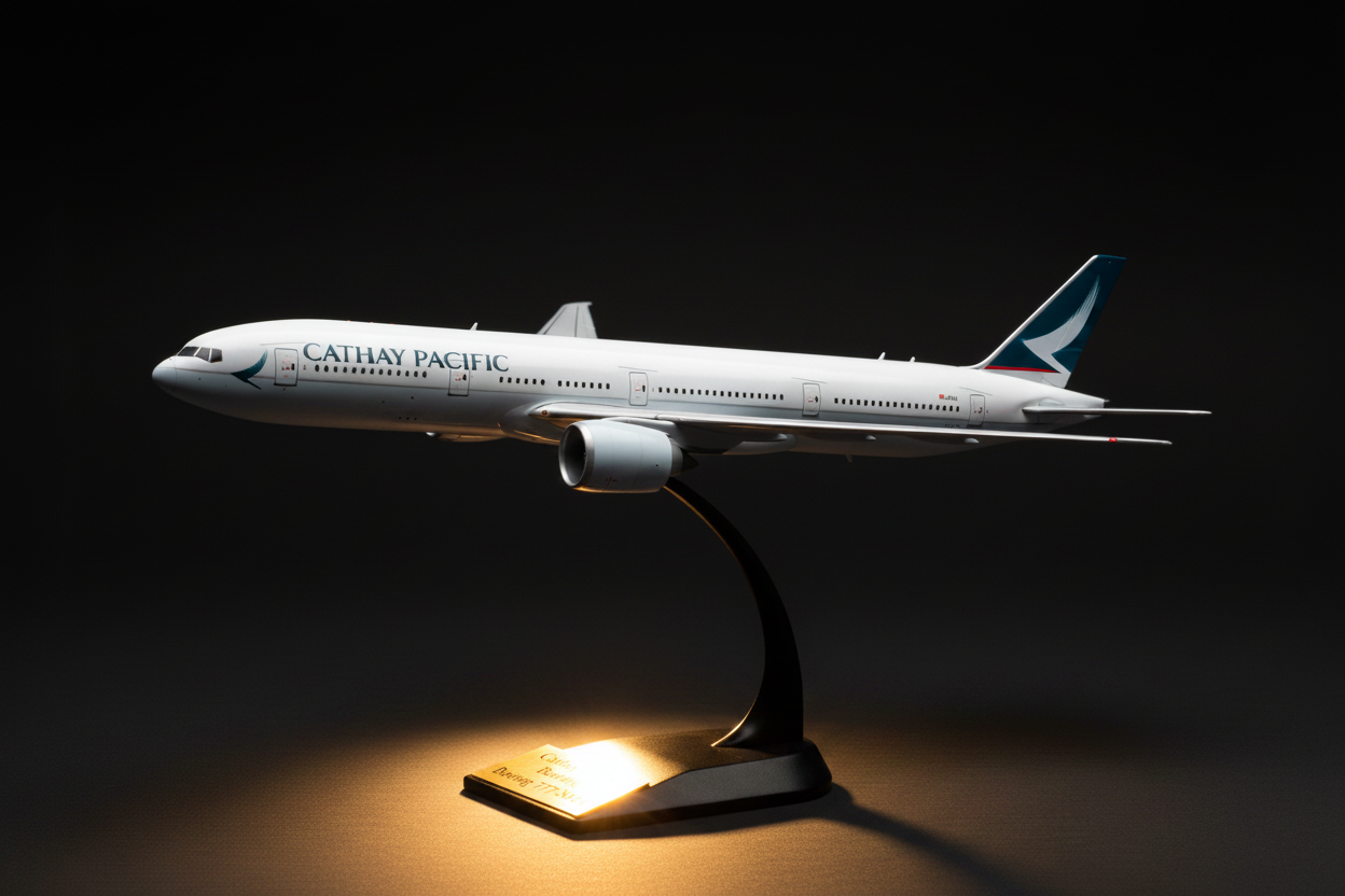 CX 777-300ER – Bright Brass Nameplate