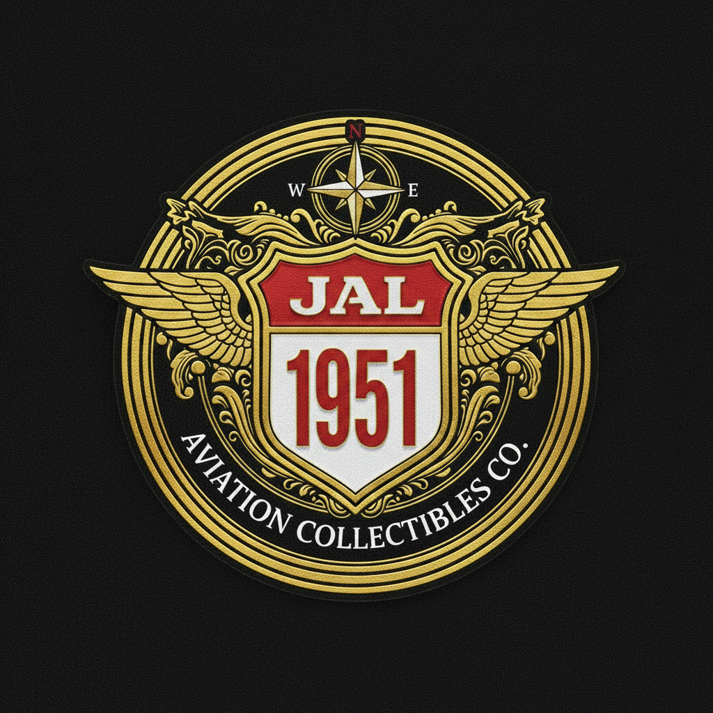 JAL 1951 Aviation Collectibles Badge