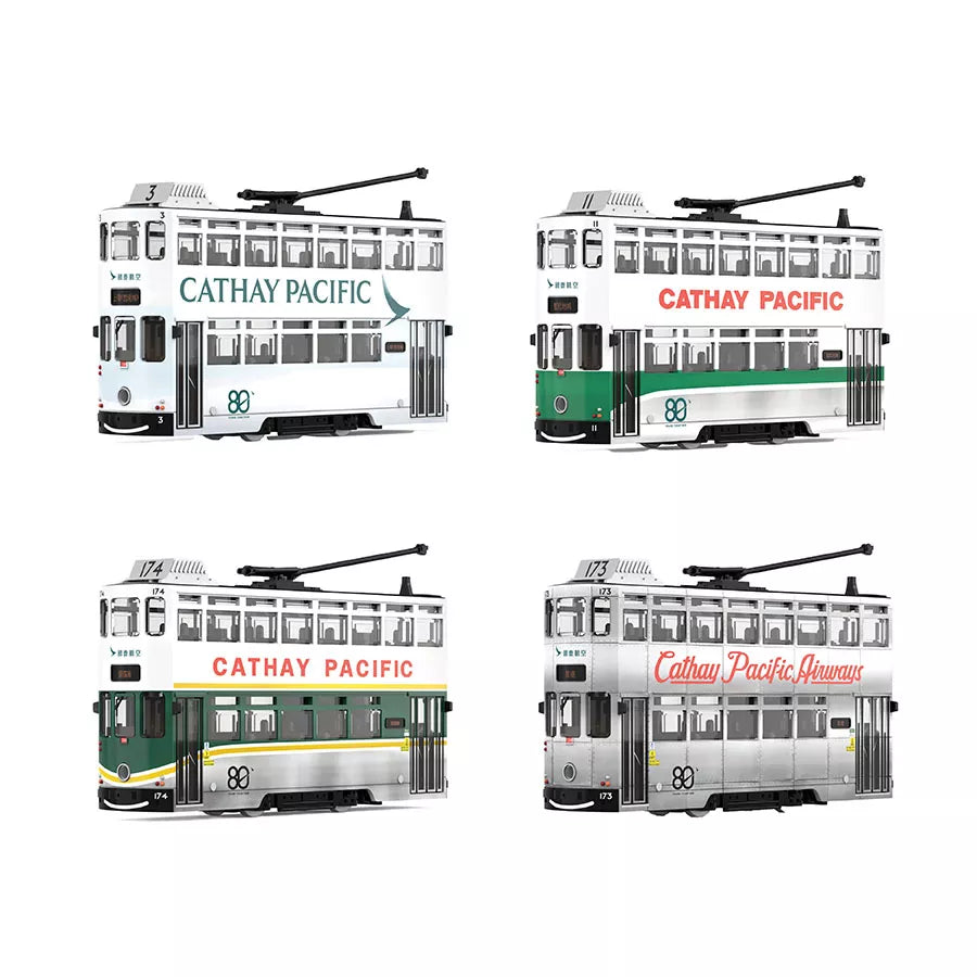 國泰航空
國泰航空塗裝香港電車模型四件套裝（1:120）