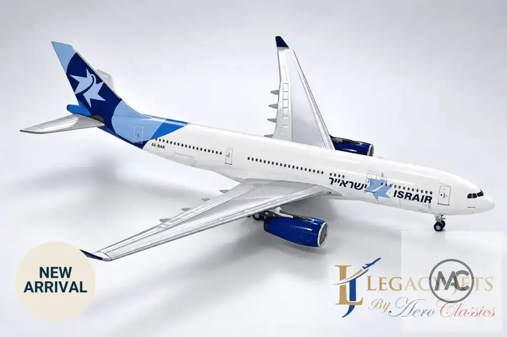 6H|Israir以星航空｜空中巴士 Airbus A330-200｜4X-BAK｜1:400｜Legacy Jets by AeroClassics - Man‘s Aviation Collectibles (HK)