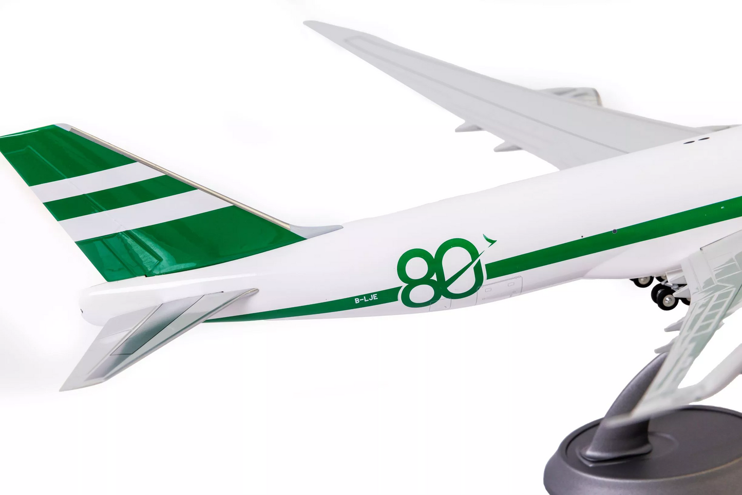 國泰航空 波音747-8F 80週年紀念塗裝 貨機模型（1:200）