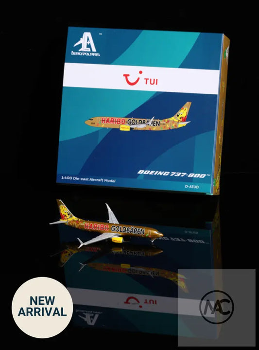 Aero Polaris 1:400 Boeing 737-800 TUIfly Germany D-ATUD Haribo Goldbären Livery (HA7380021)