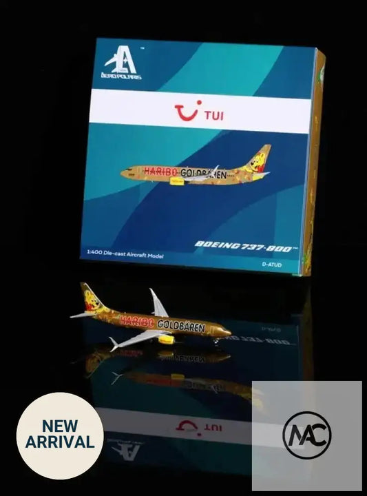 Aero Polaris 1:400 Boeing 737-800 TUIfly Germany D-ATUD Haribo Goldbären Livery (HA7380021) - Man‘s Aviation Collectibles (HK)