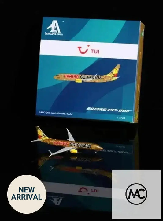 Aero Polaris 1:400 Boeing 737-800 TUIfly Germany D-ATUD Haribo Goldbären Livery (HA7380021) - Man‘s Aviation Collectibles (HK)