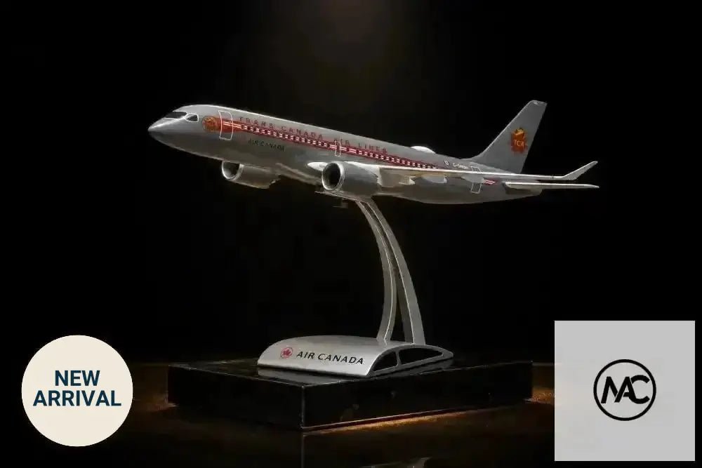 Air Canada A220-300 (TCA livery) Aircraft Model in 1/100 — by PACMIN Studios - Man‘s Aviation Collectibles (HK)