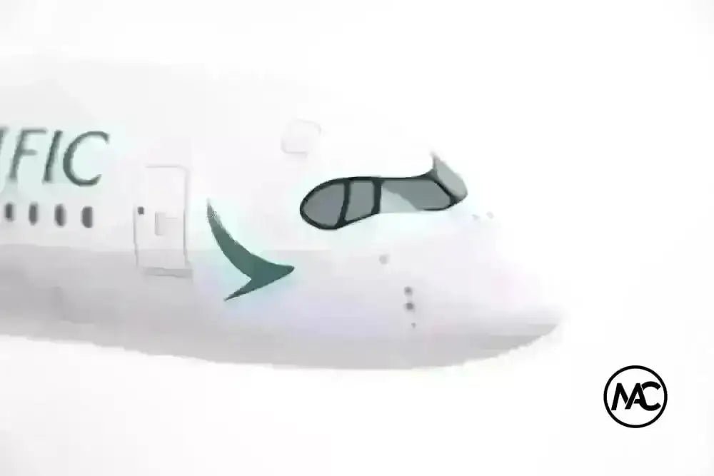 國泰航空 Airbus A350-1000 1:100 工程塑料飛機模型 - Man‘s Aviation Collectibles (HK)