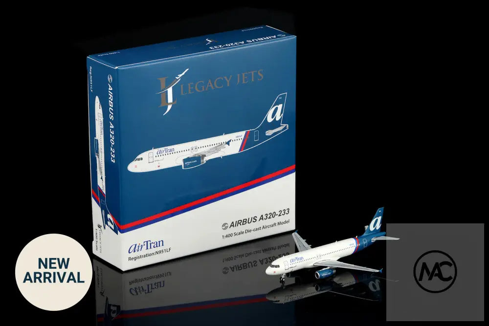 AirTran Airways Airbus A320-233 N951LF 1:400｜Legacy Jets 限量250架 - 航空模型 Aircraft Model