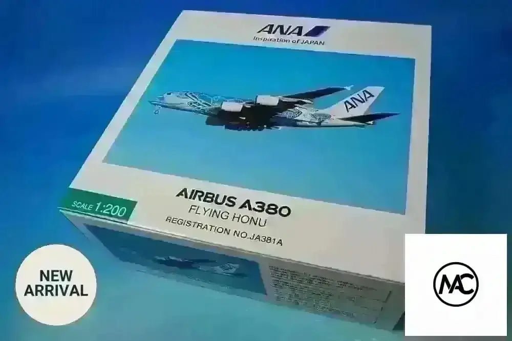 ANA A380-800 Flying Honu 1:200 JA381A Special Livery Diecast Model - Man‘s Aviation Collectibles (HK)