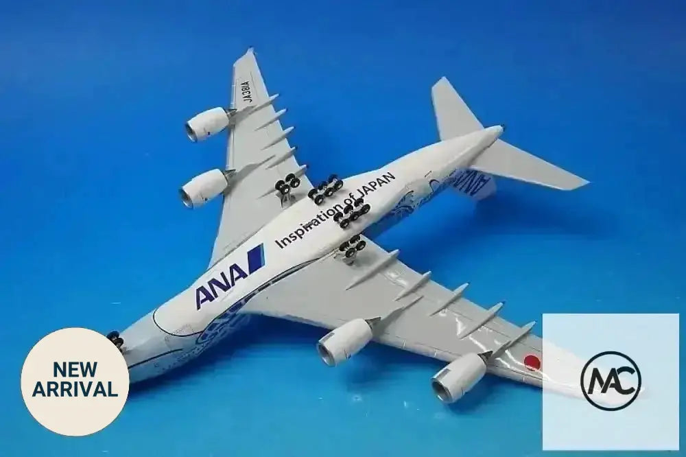 ANA | A380-800 FLYING HONU 海龜藍 1:200 JA381A | ANA Blue Sea Turtle Special Livery Diecast Model NH20232 - Man‘s Aviation Collectibles (HK)