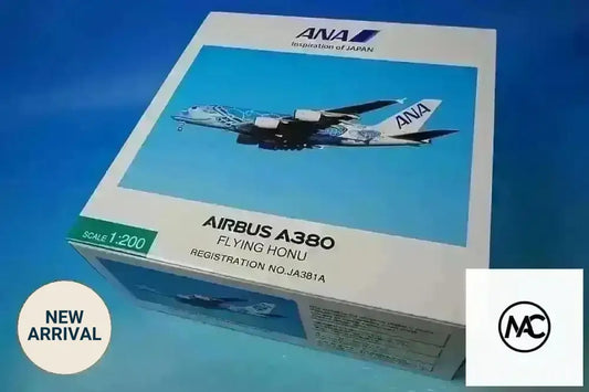 ANA | A380-800 FLYING HONU 海龜藍 1:200 JA381A | ANA Blue Sea Turtle Special Livery Diecast Model NH20232 - Man‘s Aviation Collectibles (HK)