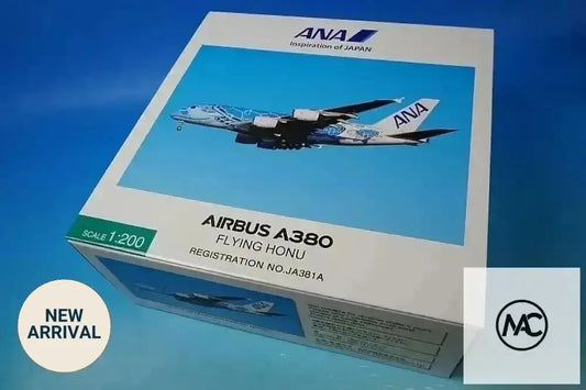 ANA | A380-800 FLYING HONU 海龜藍 1:200 JA381A | ANA Blue Sea Turtle Special Livery Diecast Model NH20232 - Man‘s Aviation Collectibles (HK)