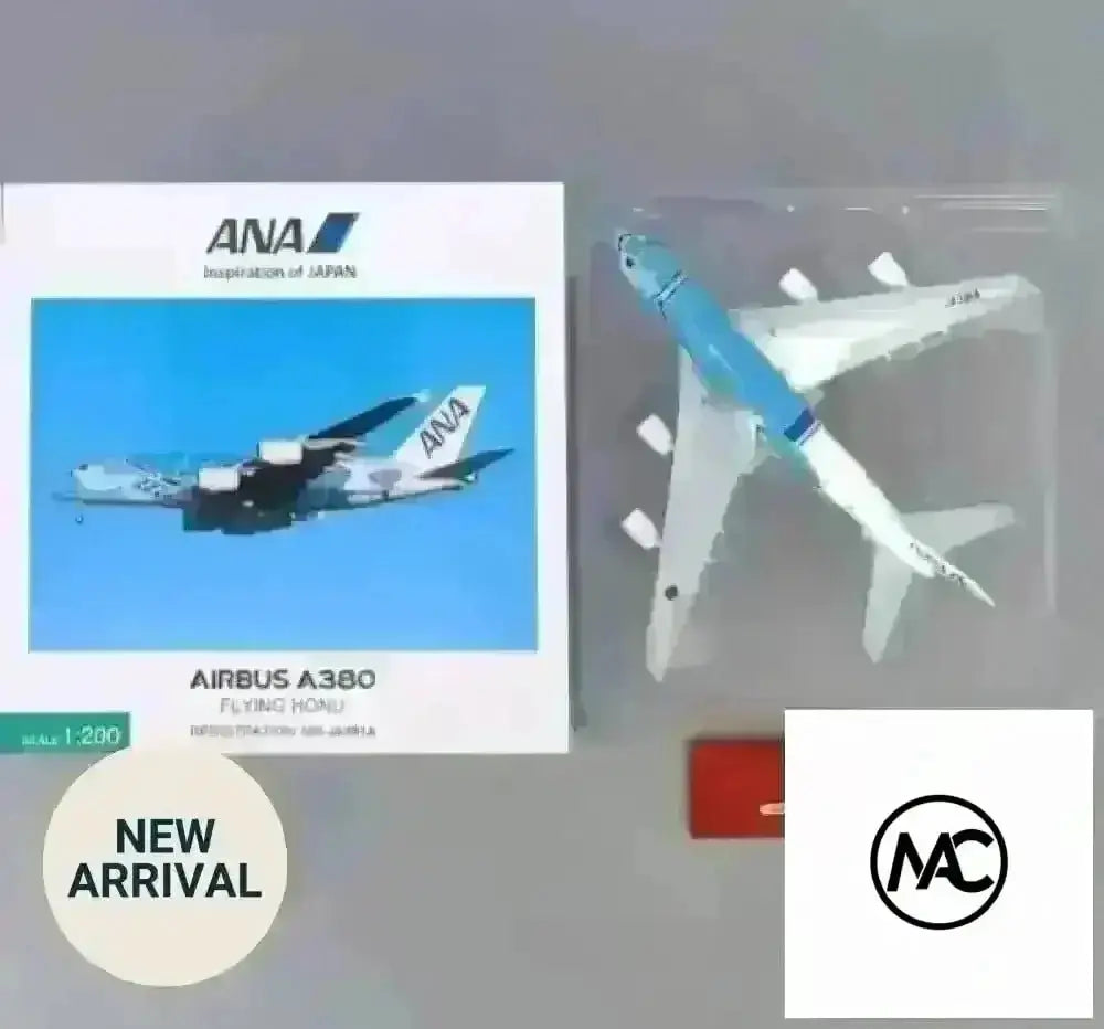 ANA A380-800 Flying Honu Kai 1:200 JA382A Special Livery Diecast Model - Man‘s Aviation Collectibles (HK)