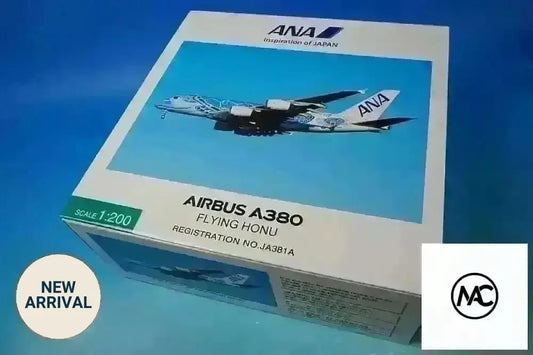 ANA | A380-800 FLYING HONU Kai 海龜藍1:200 JA382A | Turtle Special Livery Diecast Model NH20228 - Man‘s Aviation Collectibles (HK)