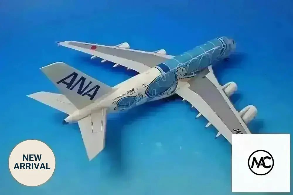 ANA | A380-800 FLYING HONU Kai 海龜藍1:200 JA382A | Turtle Special Livery Diecast Model NH20228 - Man‘s Aviation Collectibles (HK)