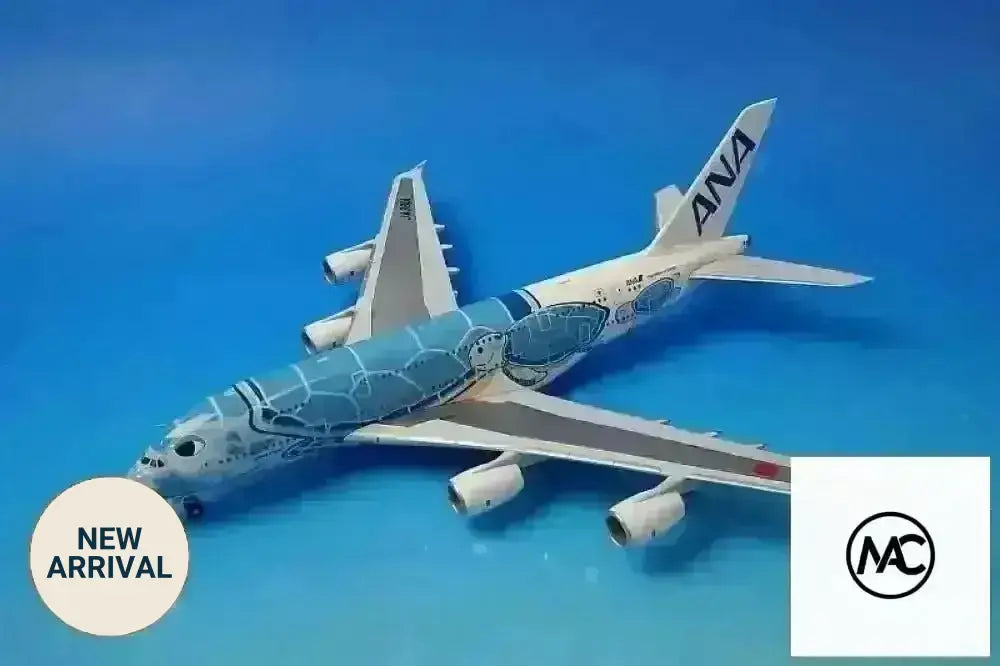 ANA | A380-800 FLYING HONU Kai 海龜藍1:200 JA382A | Turtle Special Livery Diecast Model NH20228 - Man‘s Aviation Collectibles (HK)