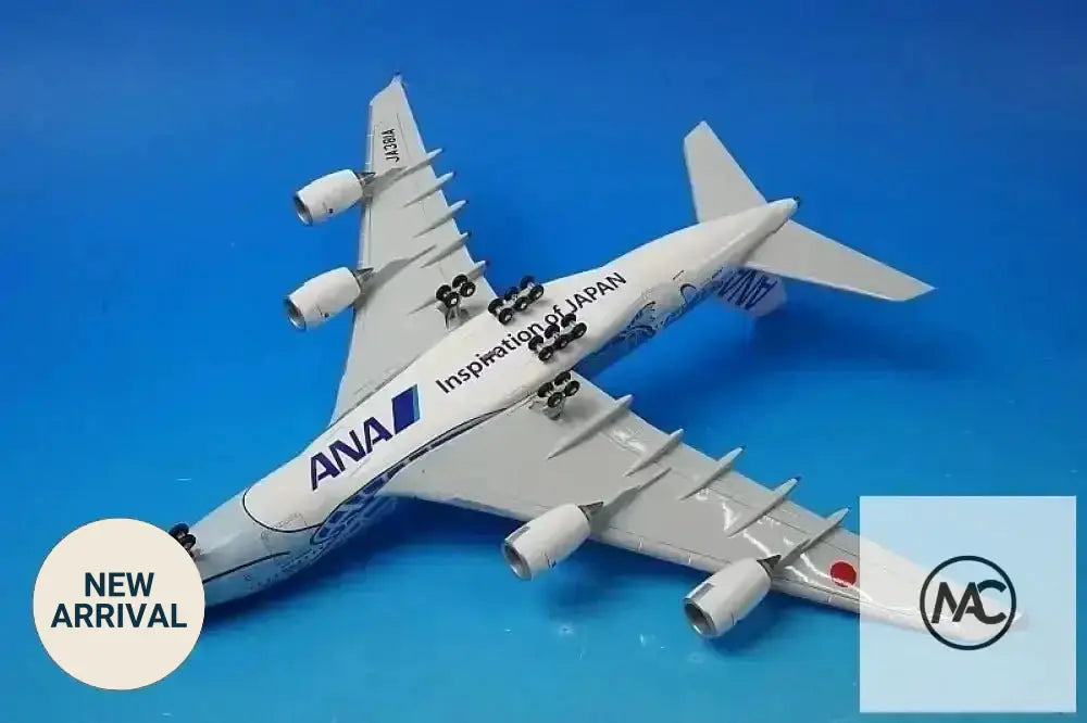 ANA | A380-800 FLYING HONU Kai 海龜綠 1:200 JA382A | ANA Green Sea Turtle Special Livery Diecast Model NH20228 - Man‘s Aviation Collectibles (HK)