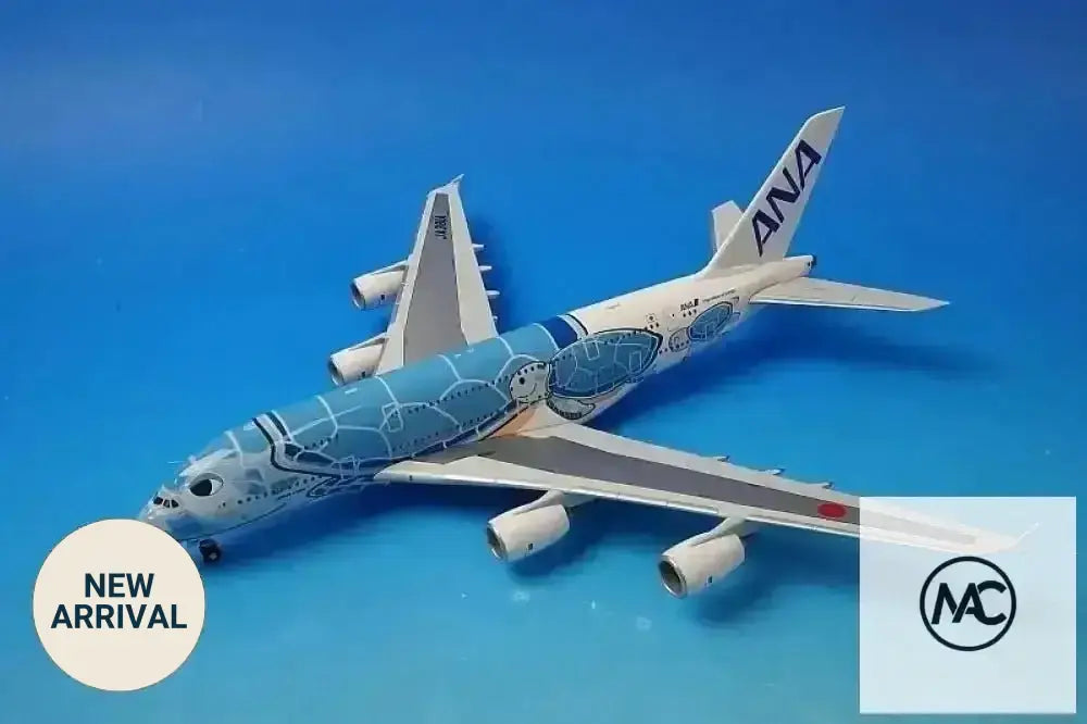 ANA | A380-800 FLYING HONU Kai 海龜綠 1:200 JA382A | ANA Green Sea Turtle Special Livery Diecast Model NH20228 - Man‘s Aviation Collectibles (HK)