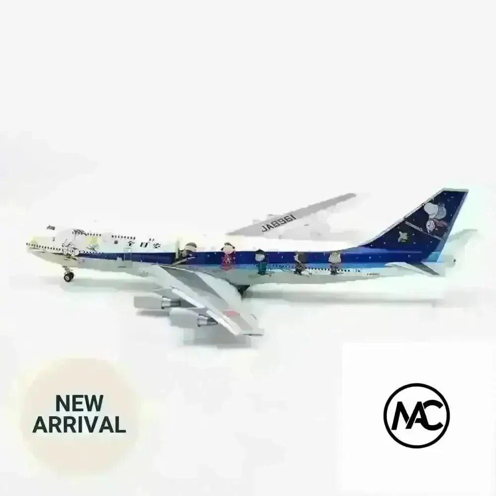 ANA Boeing 747-400D Snoopy Jet 1:200 JA8961 Special Livery Diecast Model - Man‘s Aviation Collectibles (HK)