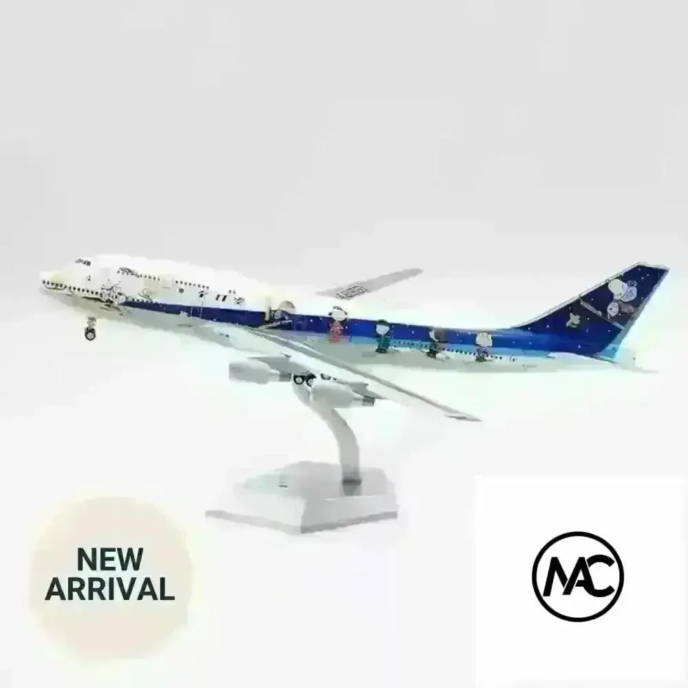 ANA Boeing 747-400D Snoopy Jet 1:200 JA8961 Special Livery Diecast Model - Man‘s Aviation Collectibles (HK)