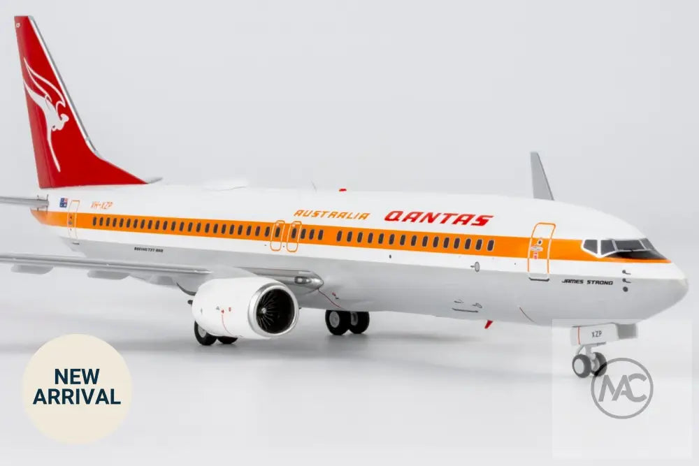 澳洲航空 Qantas Boeing 737-800WL VH-XZP Retro Roo II「James Strong」1:200｜NG Models - Aircraft Model