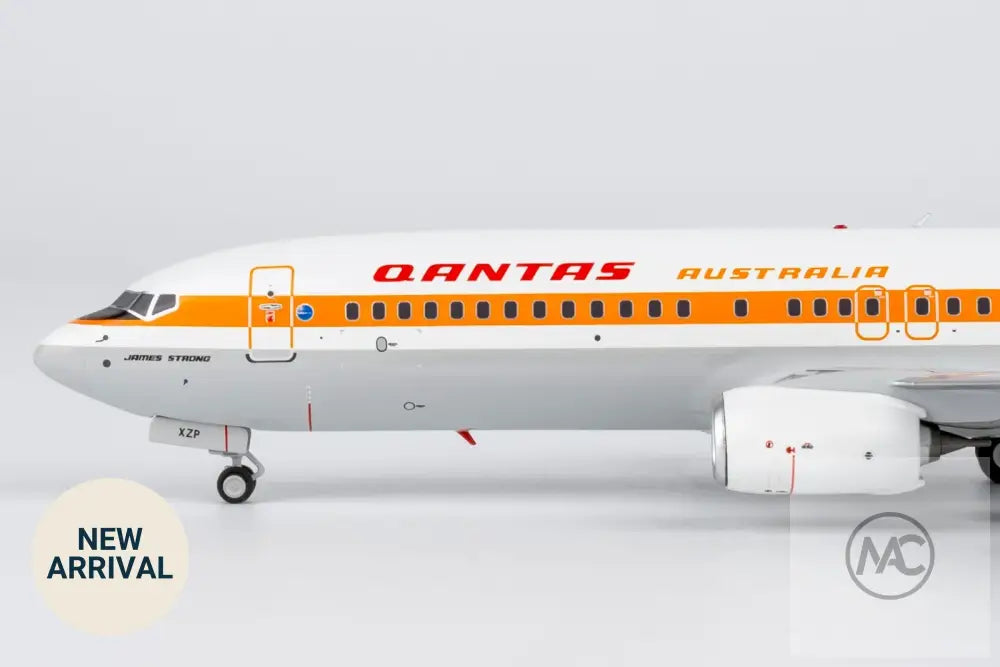 澳洲航空 Qantas Boeing 737-800WL VH-XZP Retro Roo II「James Strong」1:200｜NG Models - Aircraft Model