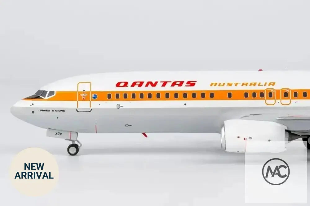 澳洲航空 Qantas Boeing 737-800WL VH-XZP Retro Roo II「James Strong」1:200｜NG Models - Man‘s Aviation Collectibles (HK)