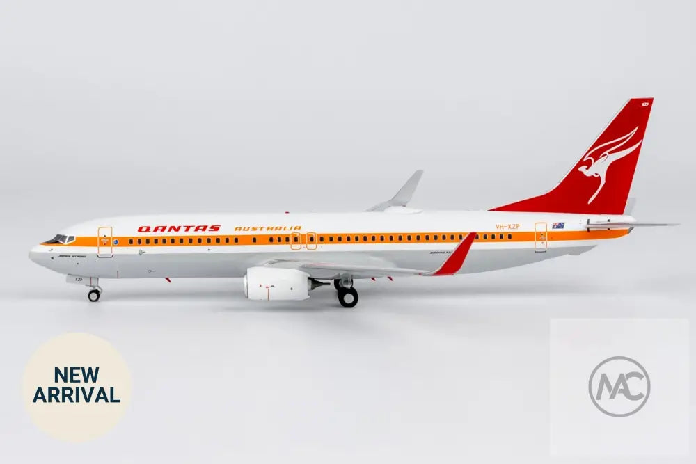 澳洲航空 Qantas Boeing 737-800WL VH-XZP Retro Roo II「James Strong」1:200｜NG Models - Aircraft Model