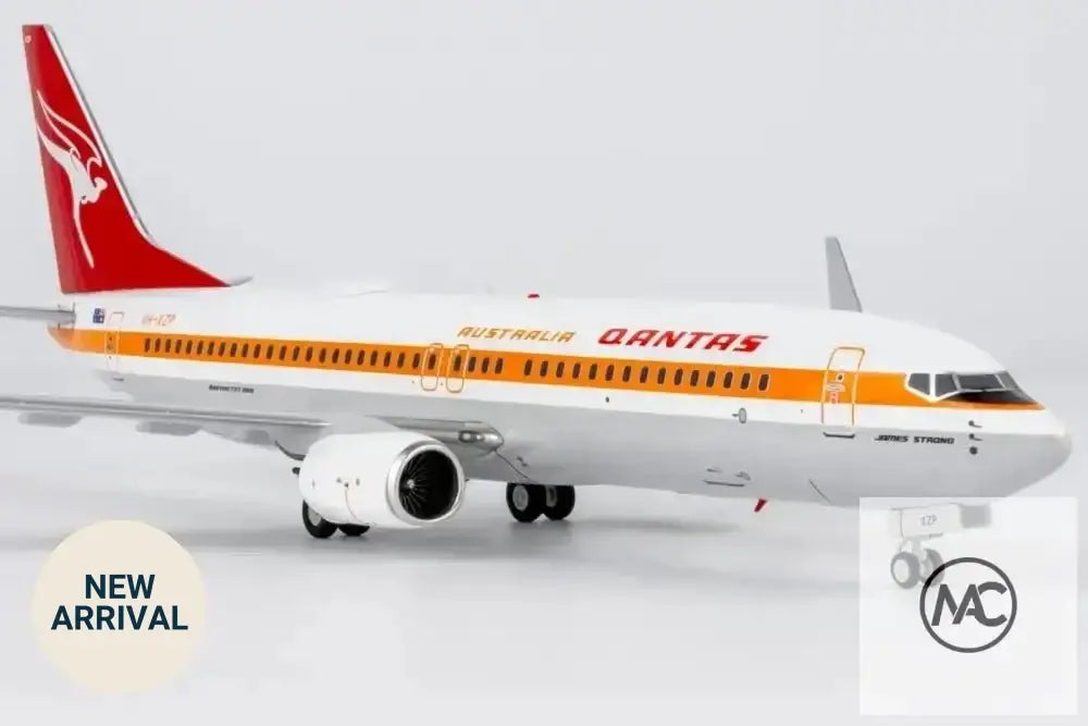 澳洲航空 Qantas Boeing 737-800WL VH-XZP Retro Roo II「James Strong」1:200｜NG Models - Man‘s Aviation Collectibles (HK)