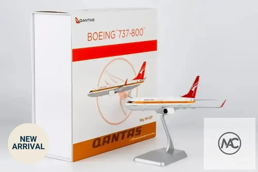 澳洲航空 Qantas Boeing 737-800WL VH-XZP Retro Roo II「James Strong」1:200｜NG Models - Man‘s Aviation Collectibles (HK)
