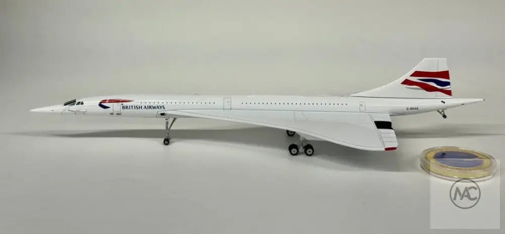 ARD Models British Airways Concorde 214 1:200 G-BOAG Chatham Union Flag Livery - Man‘s Aviation Collectibles (HK)