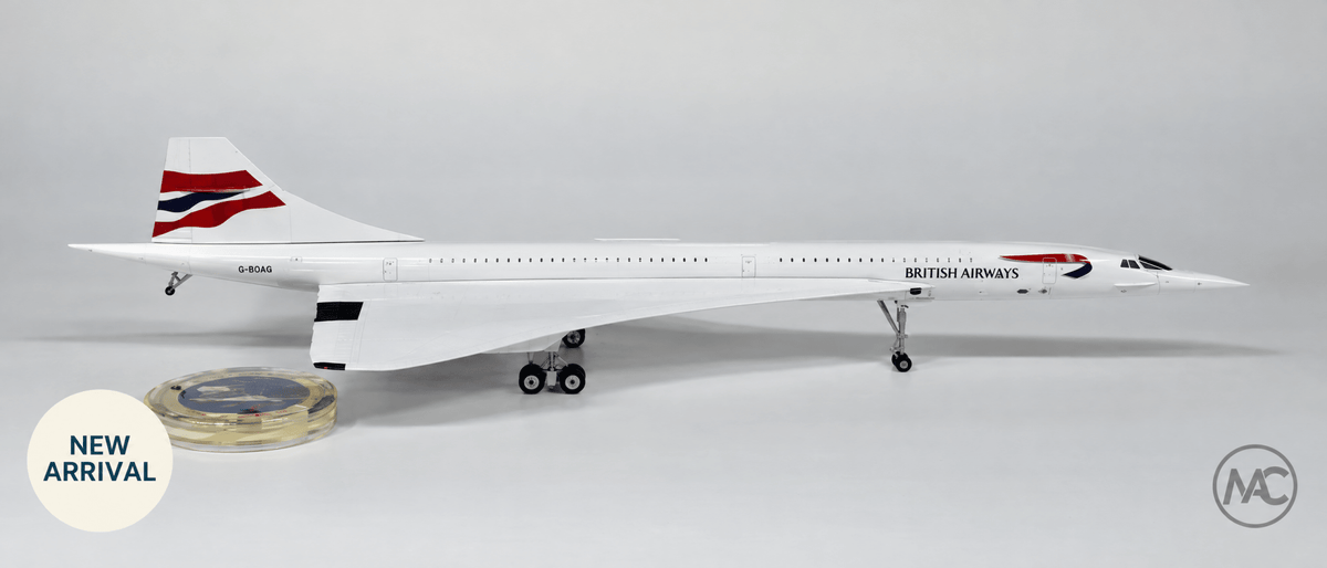 ARD Models British Airways Concorde 214 1:200 G-BOAG Chatham Union Flag Livery - Man‘s Aviation Collectibles (HK)