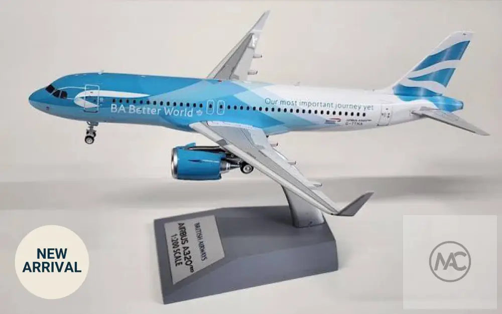 ARD Models 英國航空 British Airways Airbus A320neo 1:200 G-TTNA「BA Better World」特別塗裝 | ARDBA37 - Aircraft Model