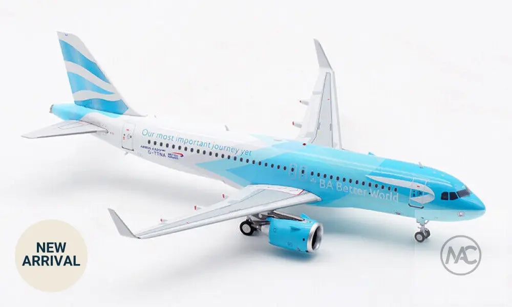 ARD Models 英國航空 British Airways Airbus A320neo 1:200 G-TTNA「BA Better World」特別塗裝 | ARDBA37 - Aircraft Model