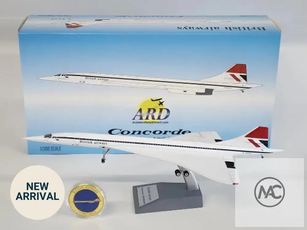 ARD Models 英國航空 British Airways Concorde 102 協和式 1:200 G-BOAA Negus 尼格斯塗裝 | ARDBA139 - Man‘s Aviation Collectibles (HK)