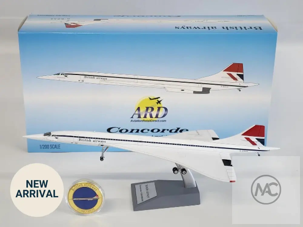 ARD Models 英國航空 British Airways Concorde 102 協和式 1:200 G-BOAA Negus 尼格斯塗裝 | ARDBA139 - Aircraft Model