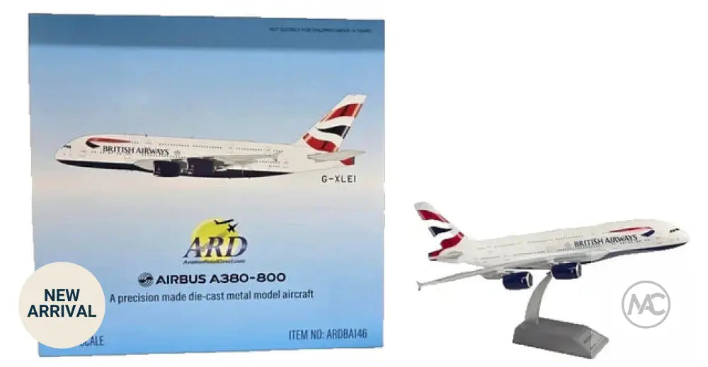 ARDBA146 ARD200 1:200 British Airways Airbus A380-841 G-XLEI