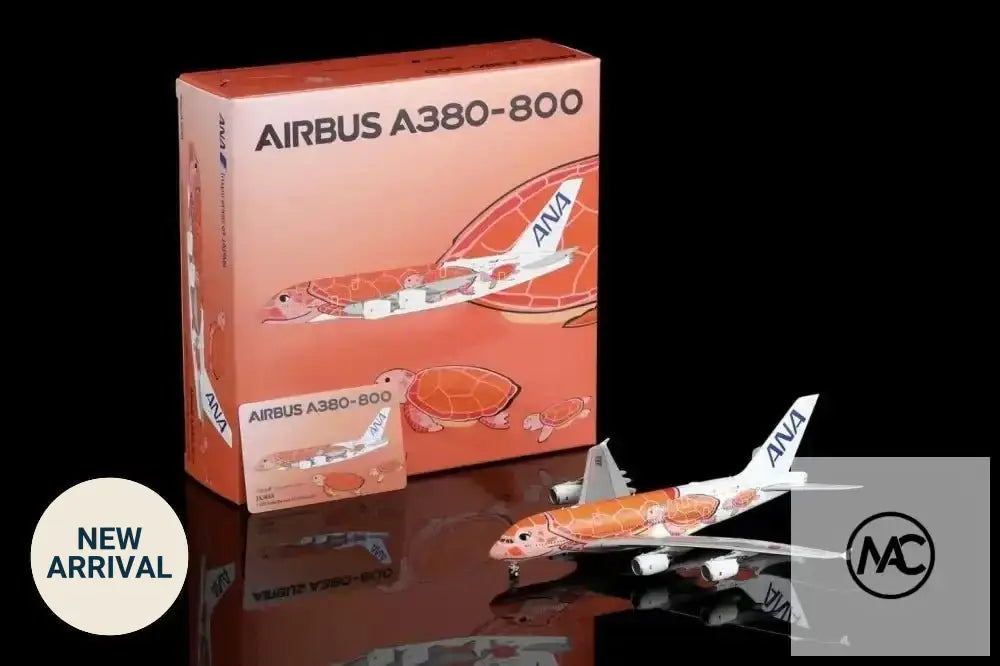 Aviation400 ANA 全日空 Airbus A380-800 JA383A「FLYING HONU 飛翔海龜・Kala 夕陽橙」1:400 模型 - Man‘s Aviation Collectibles (HK)
