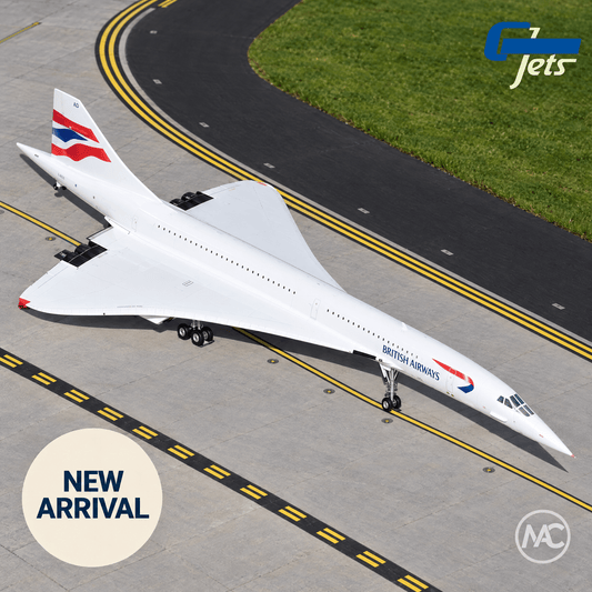BA | G2BAW1484 英國航空協和式飛機「米字旗」彩繪模型 1:200 G-BOAD - Man‘s Aviation Collectibles (HK)