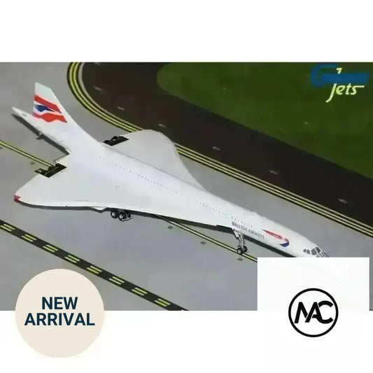 BA | G2BAW1484 英國航空協和式飛機「米字旗」彩繪模型 1:200 G-BOAD - Man‘s Aviation Collectibles (HK)