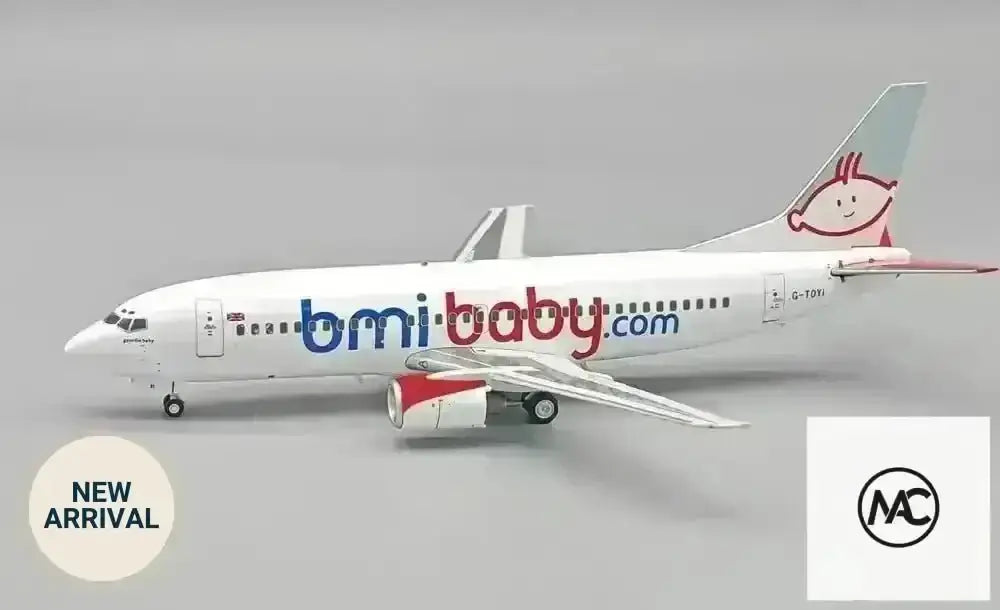 BMI | IF733WW0625 Bmibaby Boeing 737-3Q8「粉紅花卉」彩繪模型 1:200 G-TOYI - Man‘s Aviation Collectibles (HK)