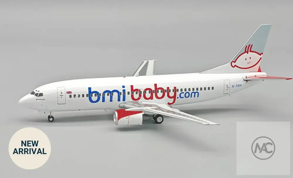 BMI | IF733WW0625 Bmibaby Boeing 737-3Q8「粉紅花卉」彩繪模型 1:200 G-TOYI